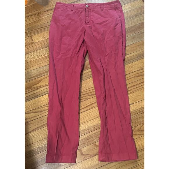 Vineyard Vine Red 33x30 Pants - Picture 1 of 10